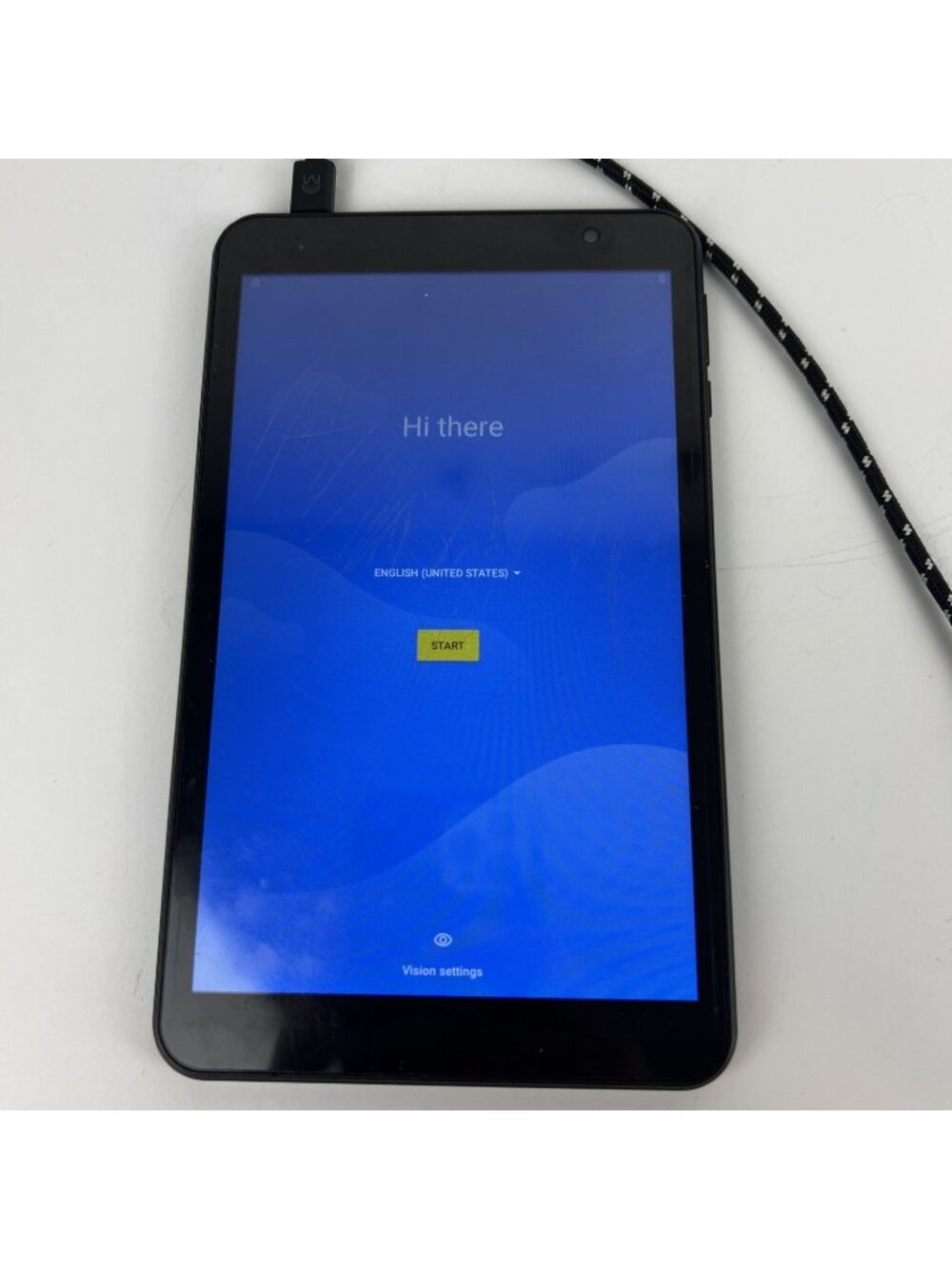 Qlink Scepter 8 Tablet Android 12 2GB RAM 16GB Storage Cracked Screen